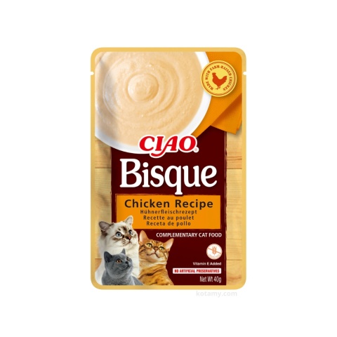 Friandises Pour Chat Inaba Ciao - Riches En Humidité, Sans Céréales - 40g (10 Sachets) - Saveurs Poulet, Thon, Saumon - 7